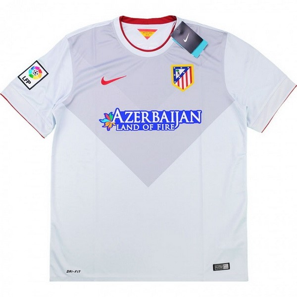 Camiseta Atlético de Madrid Replica Segunda Ropa Retro 2014 2015 Gris